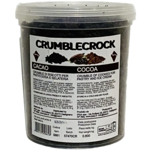 CRUMBLECROCK CACAO - Posypka Czekoladowa (kakaowa) do lodów, ciast i deserów OPAK. 0,6 KG  CENA 120,99 ZŁ/KG