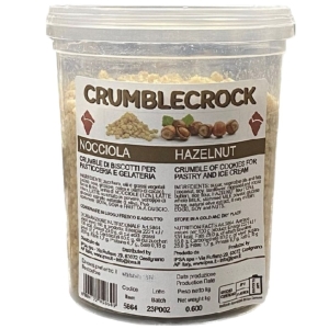 CRUMBLECROCK HAZELNUT / ORZECH LASKOWY - posypka do lodów, deserów i ciast - OPAK. 0,6 KG  CENA 119,37  ZŁ/KG