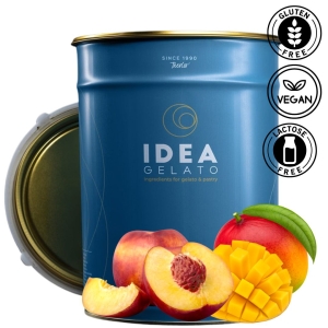 pasta do produkcji lodów o smaku mango i brzoskwinia