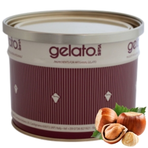 pasta do produkcji lodów o smaku ciemny orzech laskowy