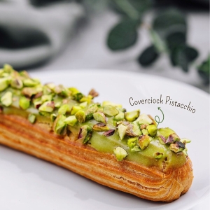 COVERCIOCK PISTACHIO / PISTACJA - polewa do ciast, pączków i deserów 6 KG <br />CENA ZA KG 32,00 ZŁ