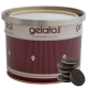 Pasta VARIEGATO BLACK COOKIE do przekładania i dekorowania lodów, deserów i ciast o smaku oreo 2,5 KG <br />CENA ZA KG 66,35 ZŁ